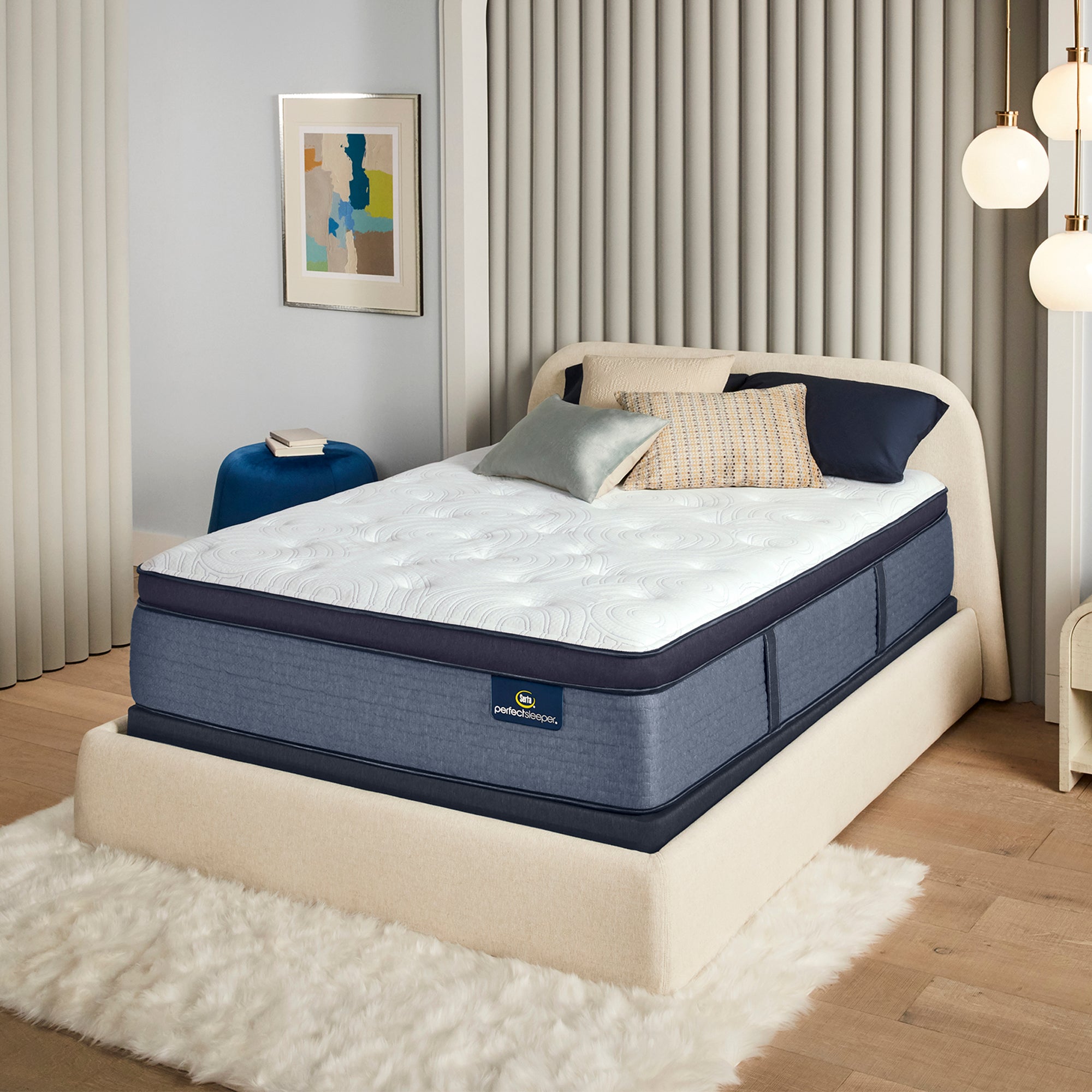 Serta perfect sleeper pillow top king hotsell